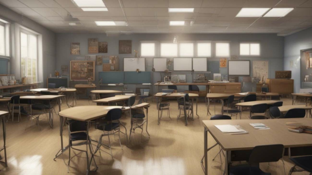 Salle de classe : budget scolarité à l'île Maurice
